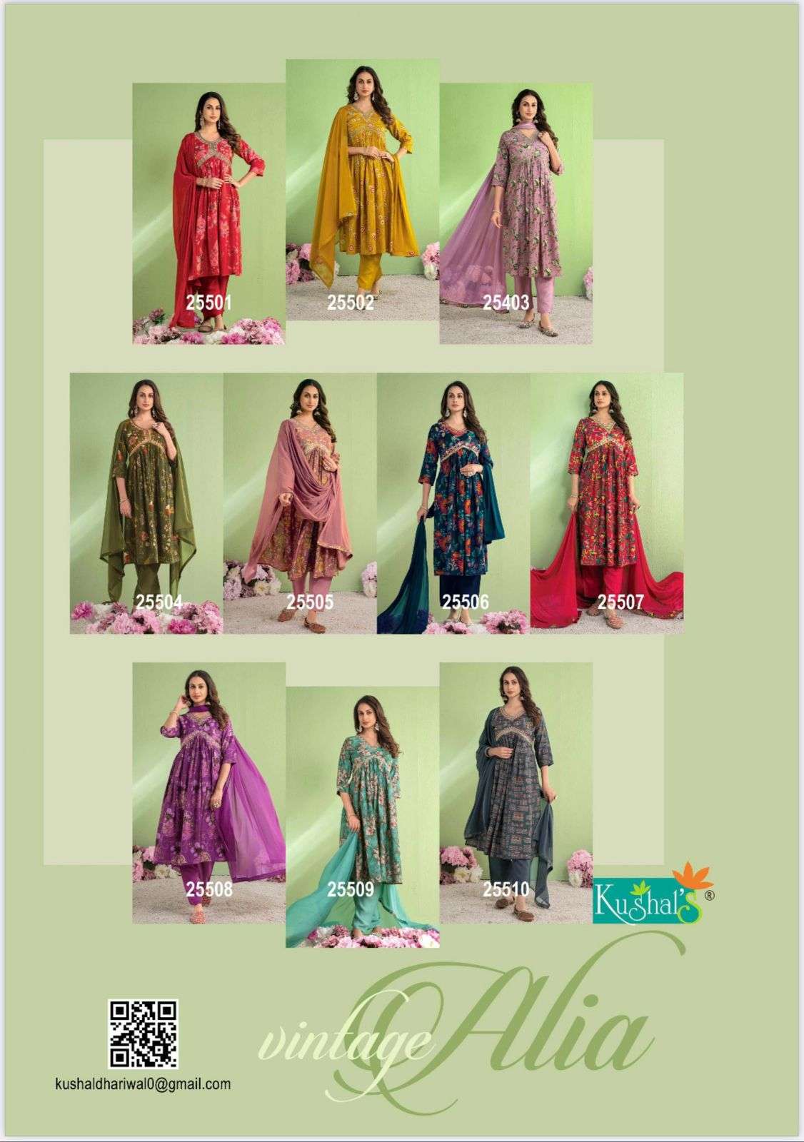KUSHAL PRESENTS NEW CATALOUGE VINTAGE ALIA 