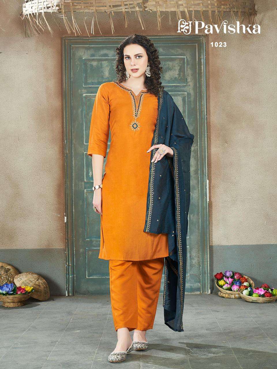 PAVISHKA FASHION PRESENTS NEW CATALOUGE DESIGN NO-1023