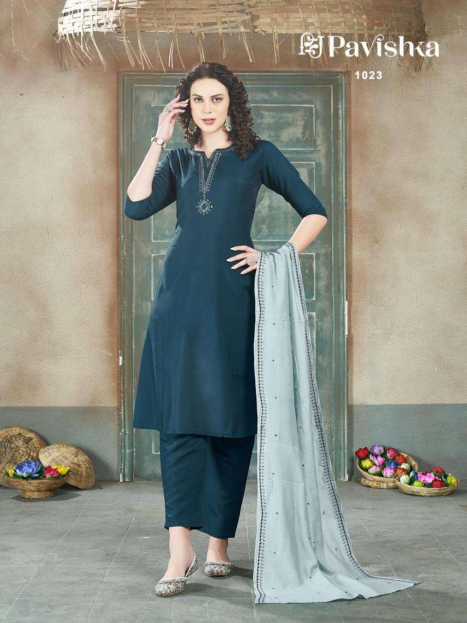 PAVISHKA FASHION PRESENTS NEW CATALOUGE DESIGN NO-1023