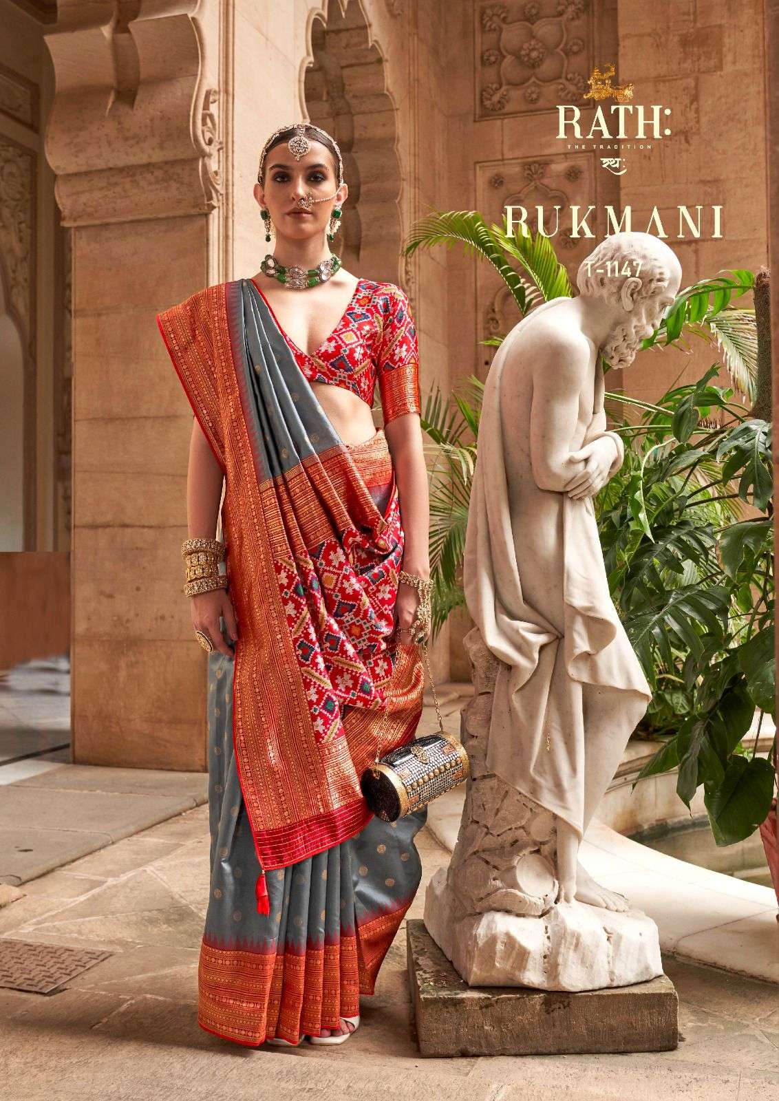 RATH PRESENTS NEW CATALOUGE RUKMANI DESIGN NO-T1147