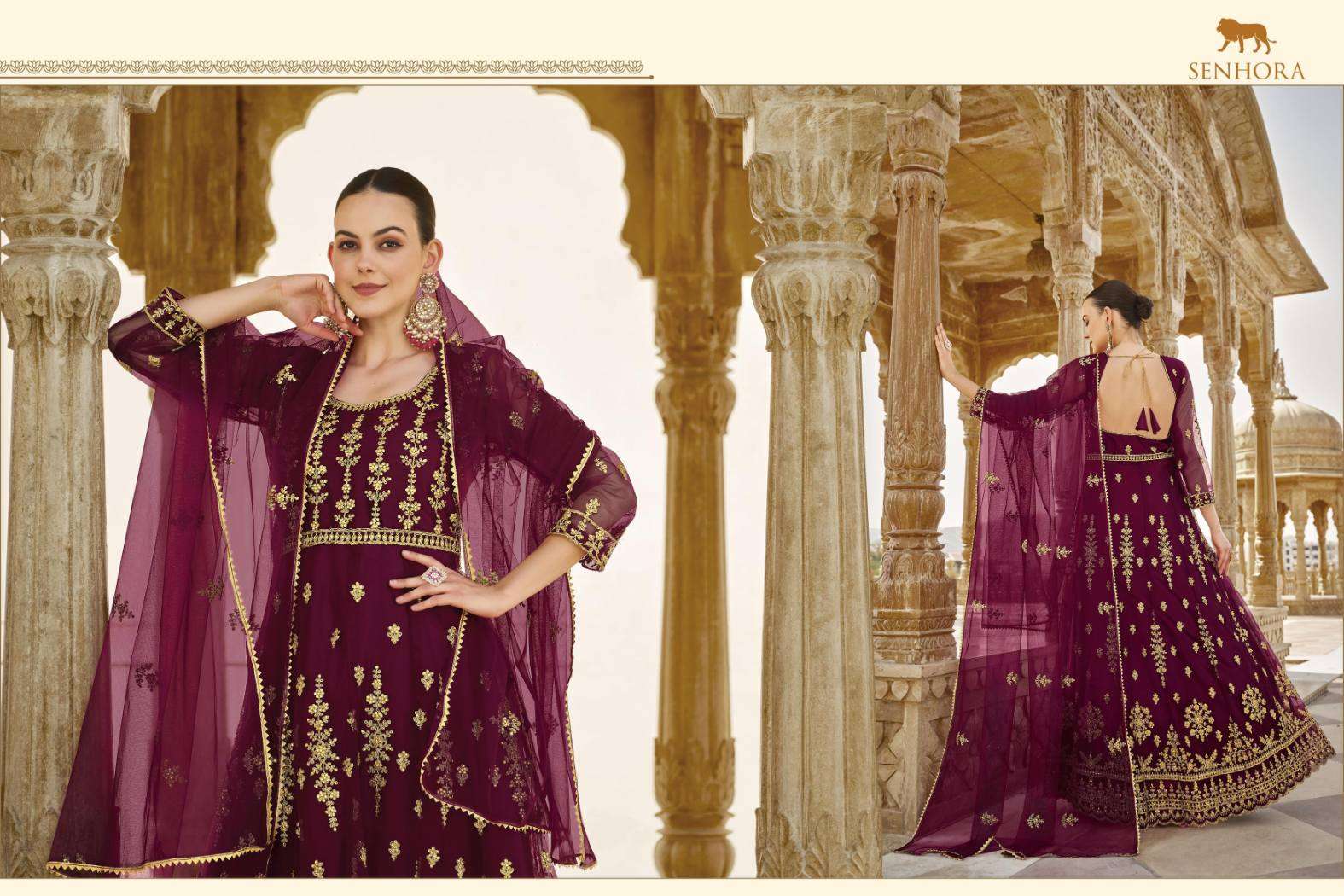 SENHORA PRESENTS NEW 3026CATALOUGE NIRJALA DESIGN NO-3026