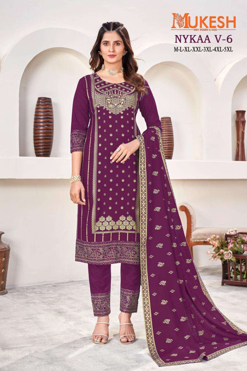 TEXOFAB PRESENTS NEW CATALOUGE NYKAA VOL-6 DESIGN NO-1001