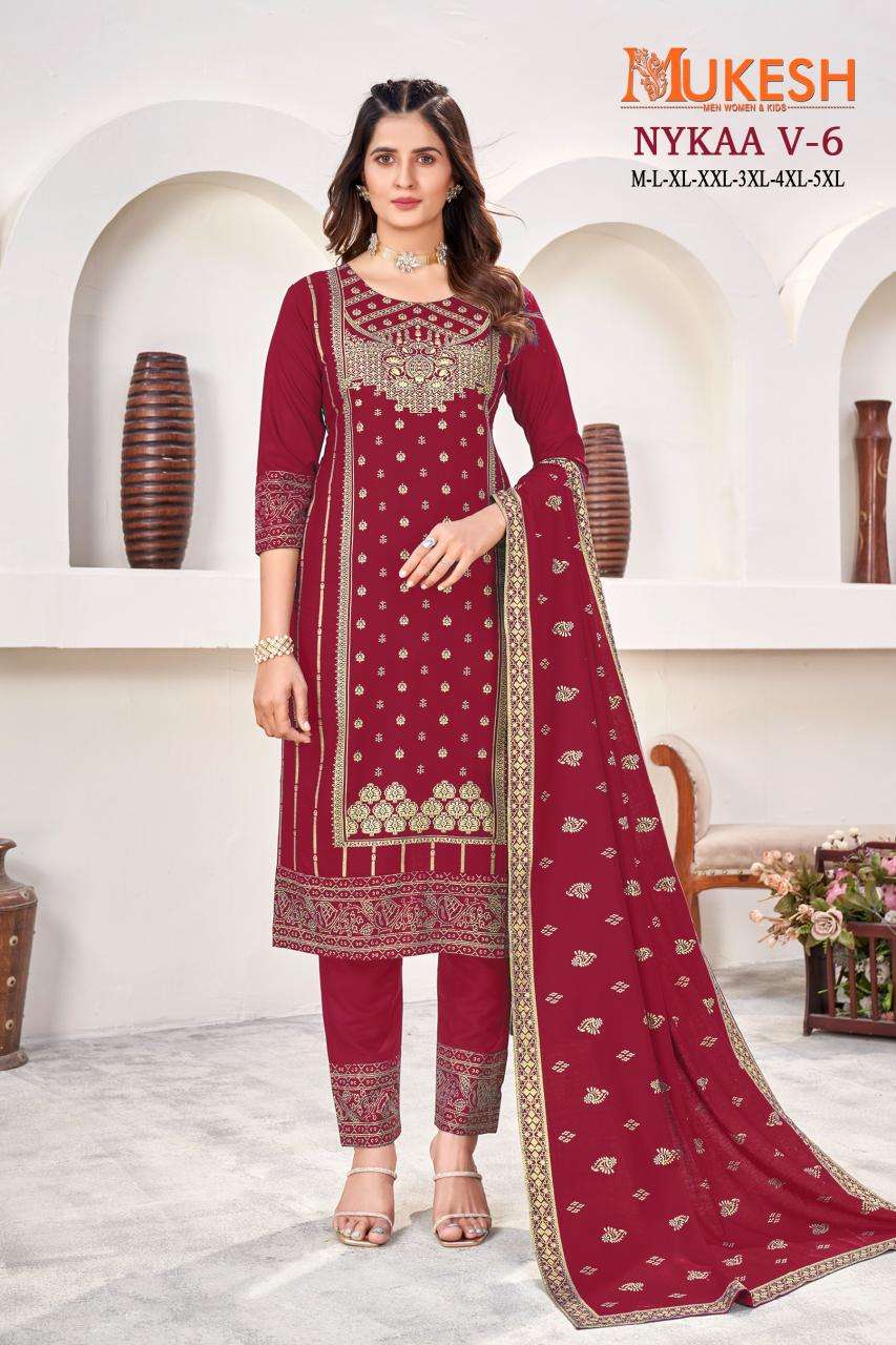 TEXOFAB PRESENTS NEW CATALOUGE NYKAA VOL-6 DESIGN NO-1005