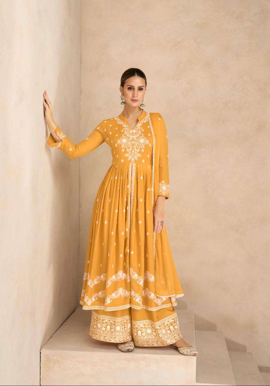 VAMIKA PRESENTS NEW CATALOUGE LAKHNAVI VOL-6 GOLD DESIGN NO 1031-A