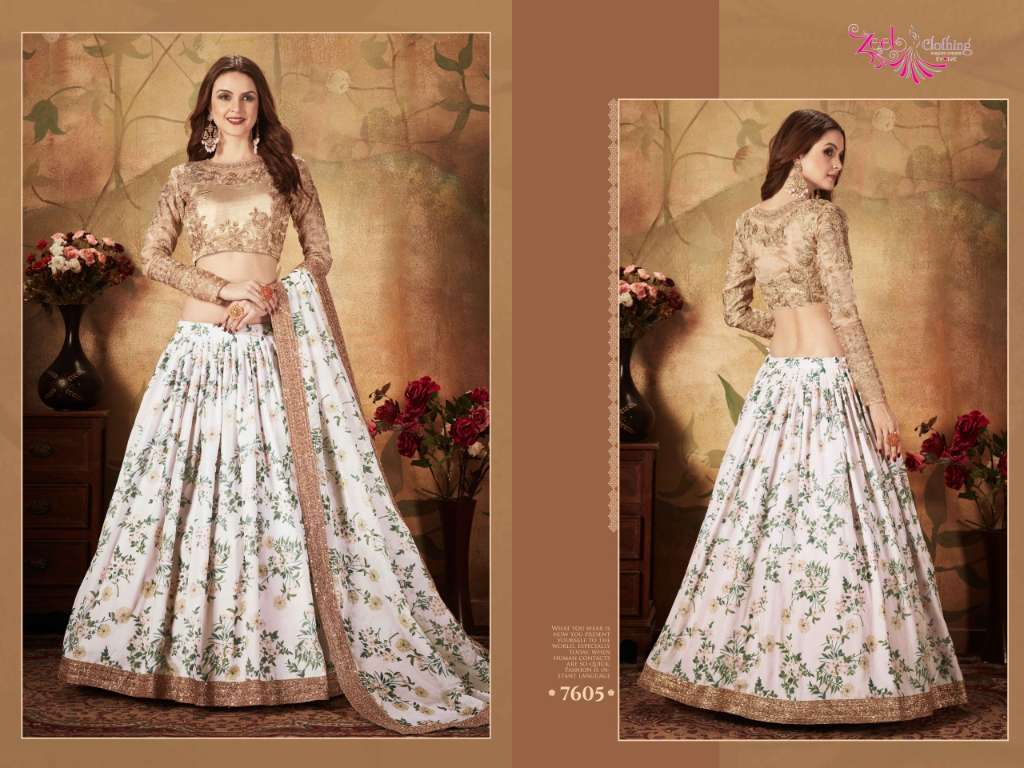 ZEEL CLOTHING PRESENTS NEW CATALOUGE FLORAL VOL-1 DESIGN NO-7505