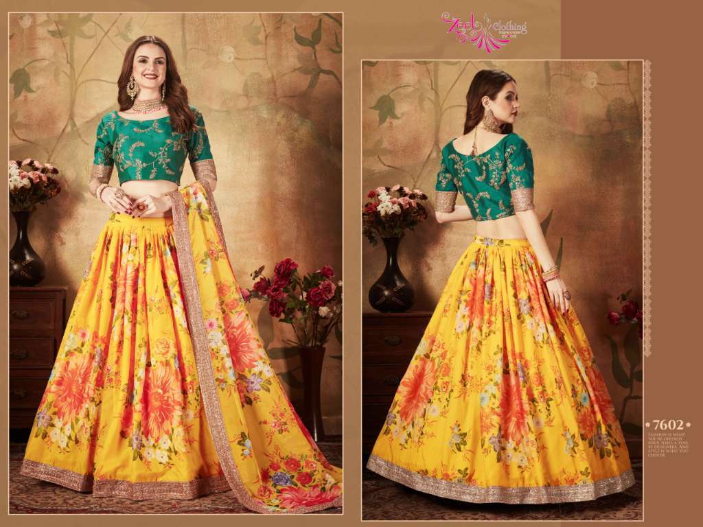 ZEEL CLOTHING PRESENTS NEW CATALOUGE FLORAL VOL-1 DESIGN NO-7602