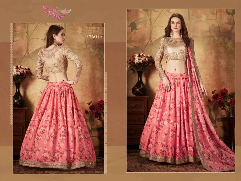 ZEEL CLOTHING PRESENTS NEW CATALOUGE FLORAL VOL-1 DESIGN NO-7604