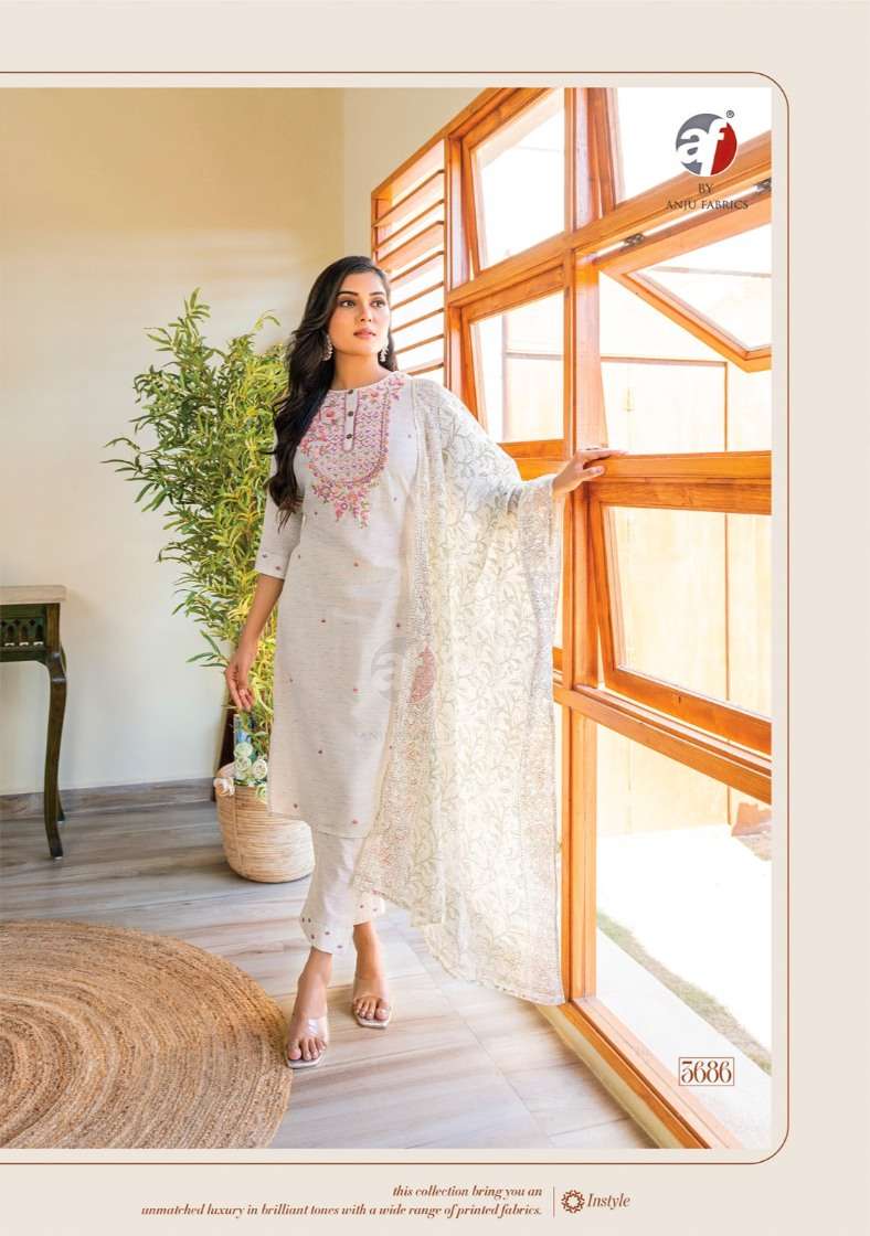 ANJU FABRICS PRESENTS NEW CATALOUGE COTTON CRUSH VOL-3 