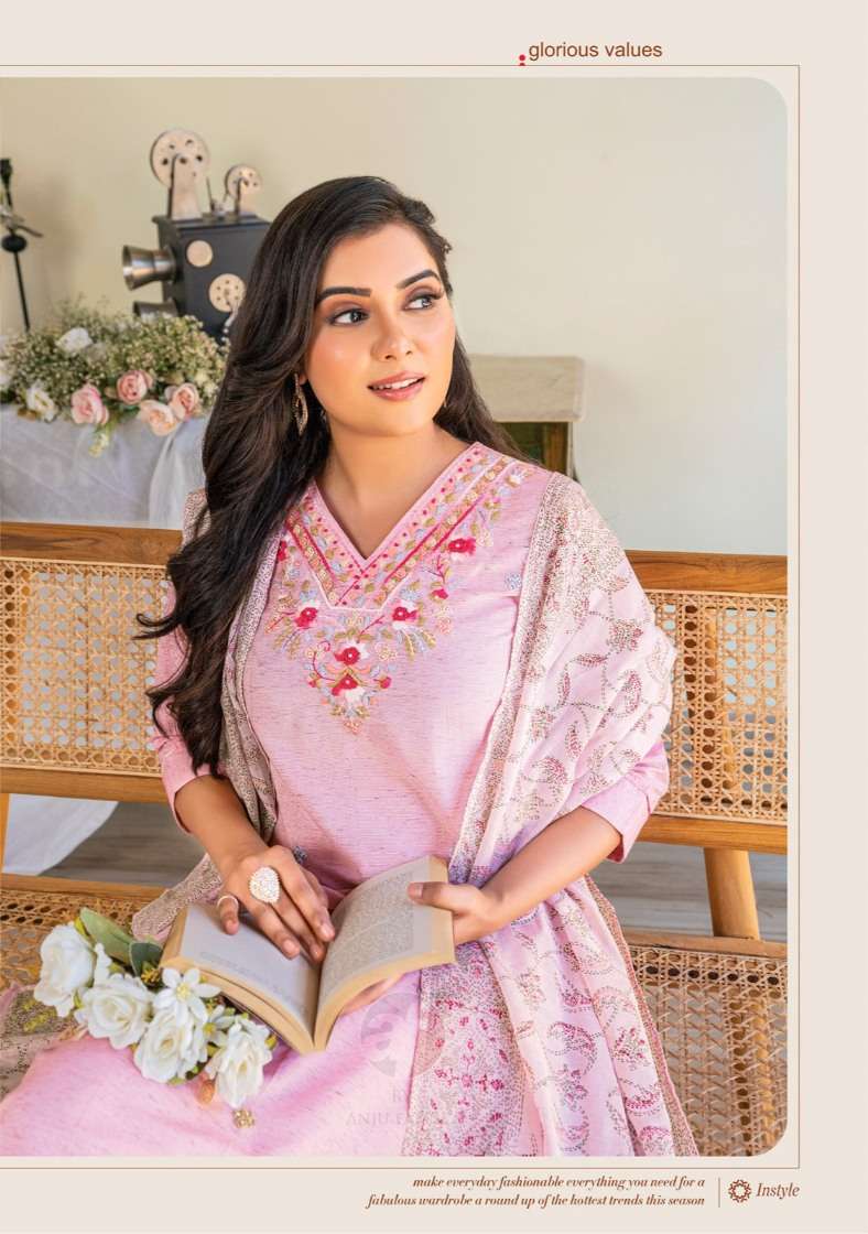 ANJU FABRICS PRESENTS NEW CATALOUGE COTTON CRUSH VOL-3 