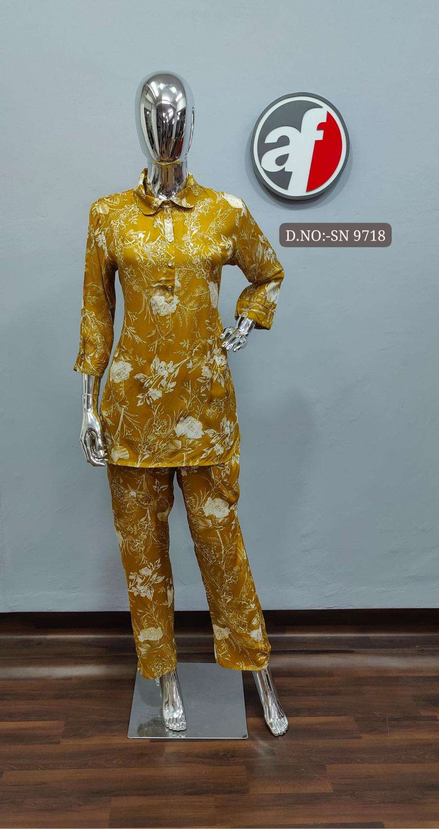 ANJU FABRICS PRESENTS NEW CATALOUGE D.NO:-  SN - 9718