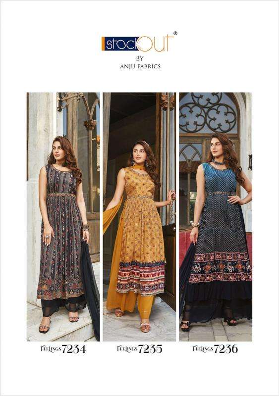 ANJU FABRICS PRESENTS NEW CATALOUGE FEELINGS VOL-2
