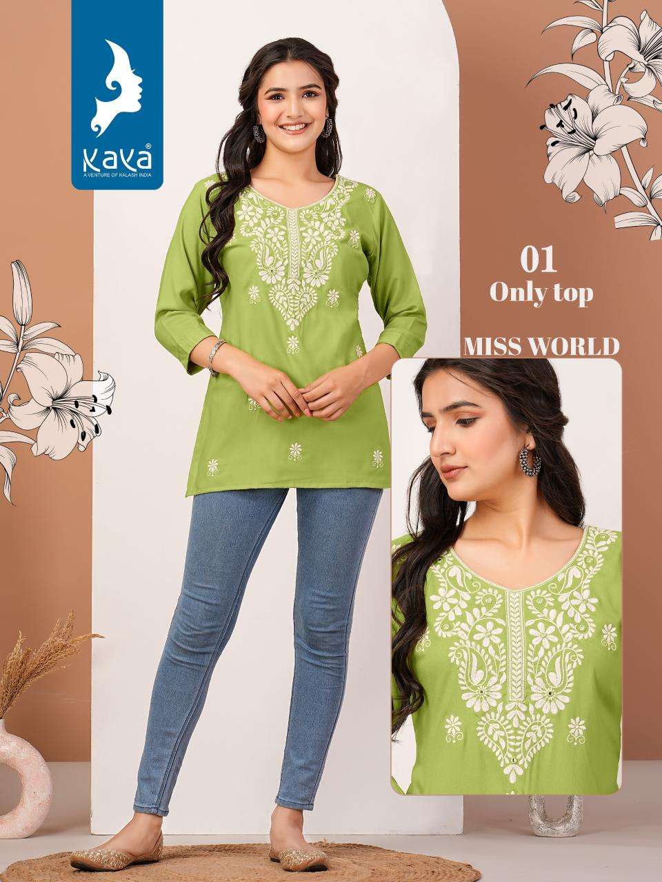 KAYA KURTI PRESENTS NEW CATALOUGE MISS WORLD