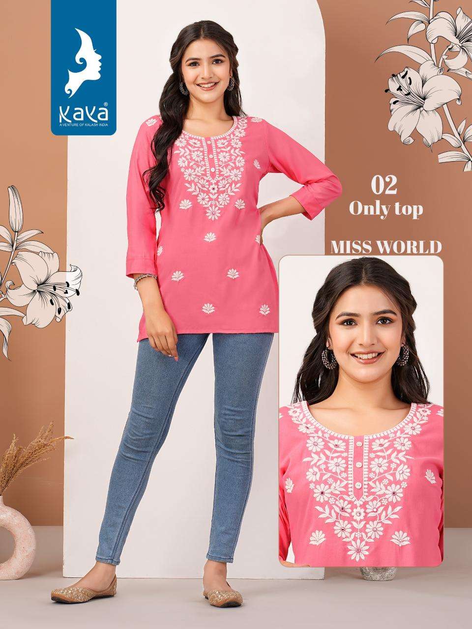 KAYA KURTI PRESENTS NEW CATALOUGE MISS WORLD