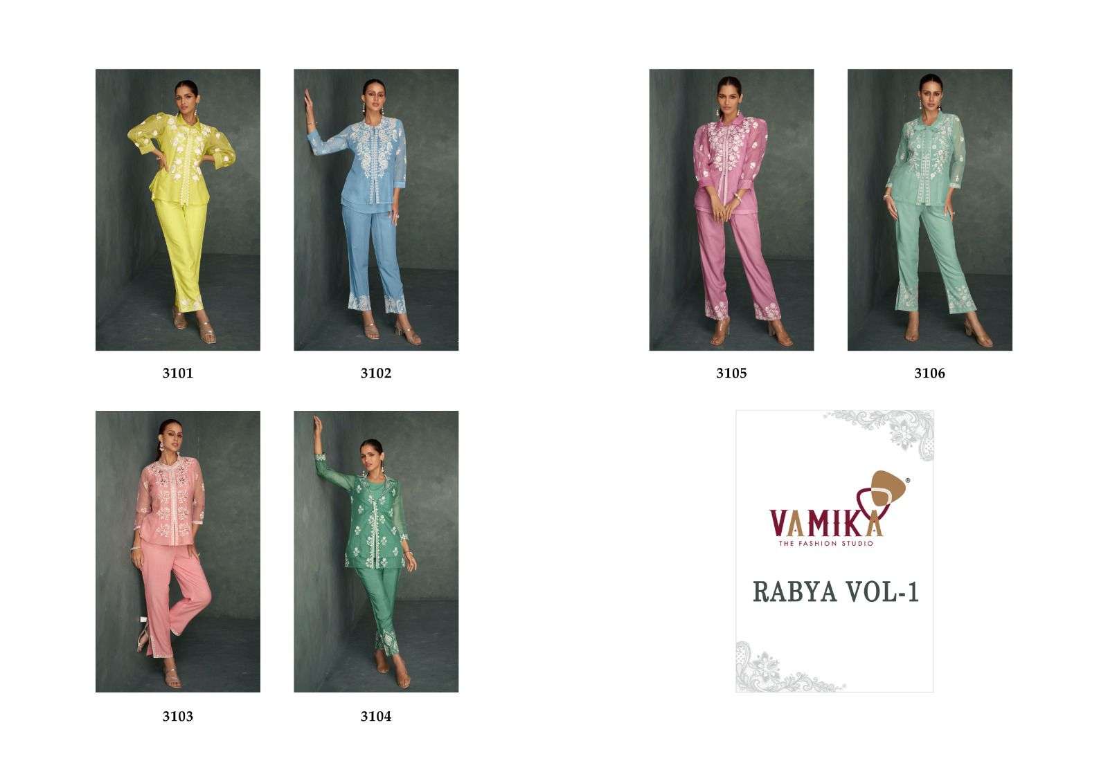 VAMIKA PRESENTS NEW CATALOUGE RABYA VOL-1 