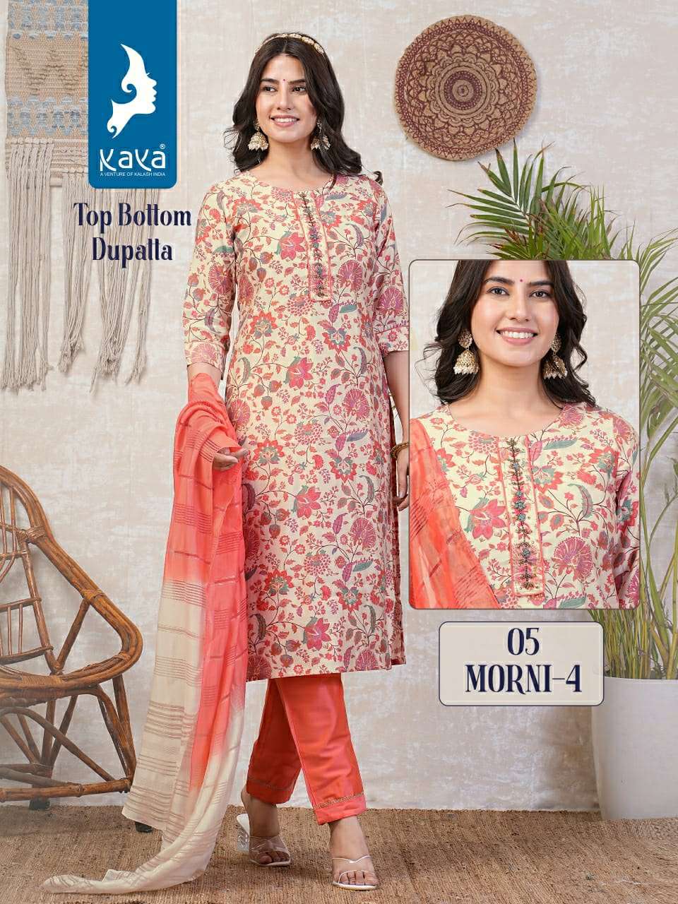 05 DESIGN MORNI VOL-4 BY KAYA KURTI 