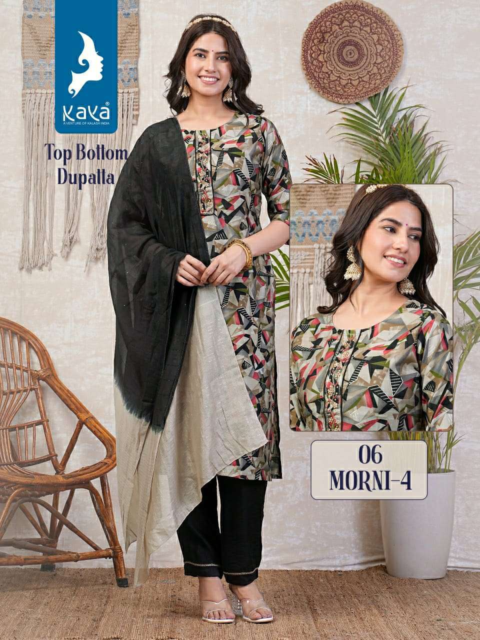 06 DESIGN MORNI VOL-4 BY KAYA KURTI 