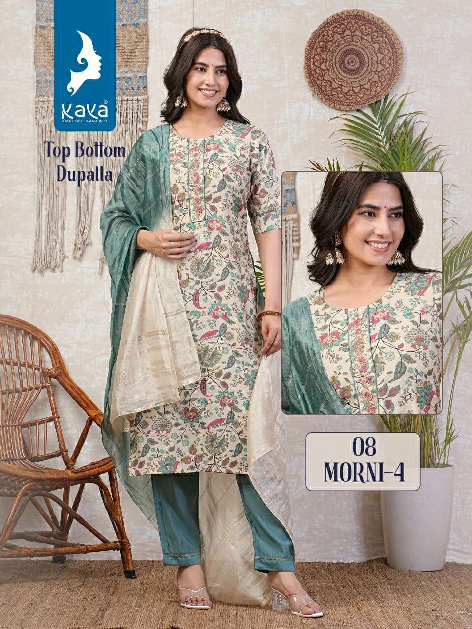 08 DESIGN MORNI VOL-4 BY KAYA KURTI 