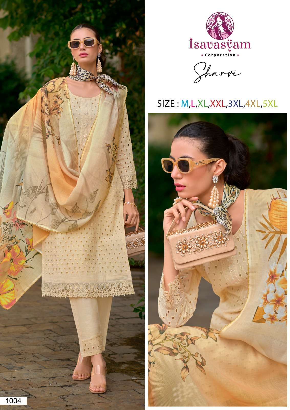 1004 DESIGN NO SHARVI BY ISAVASYAM 