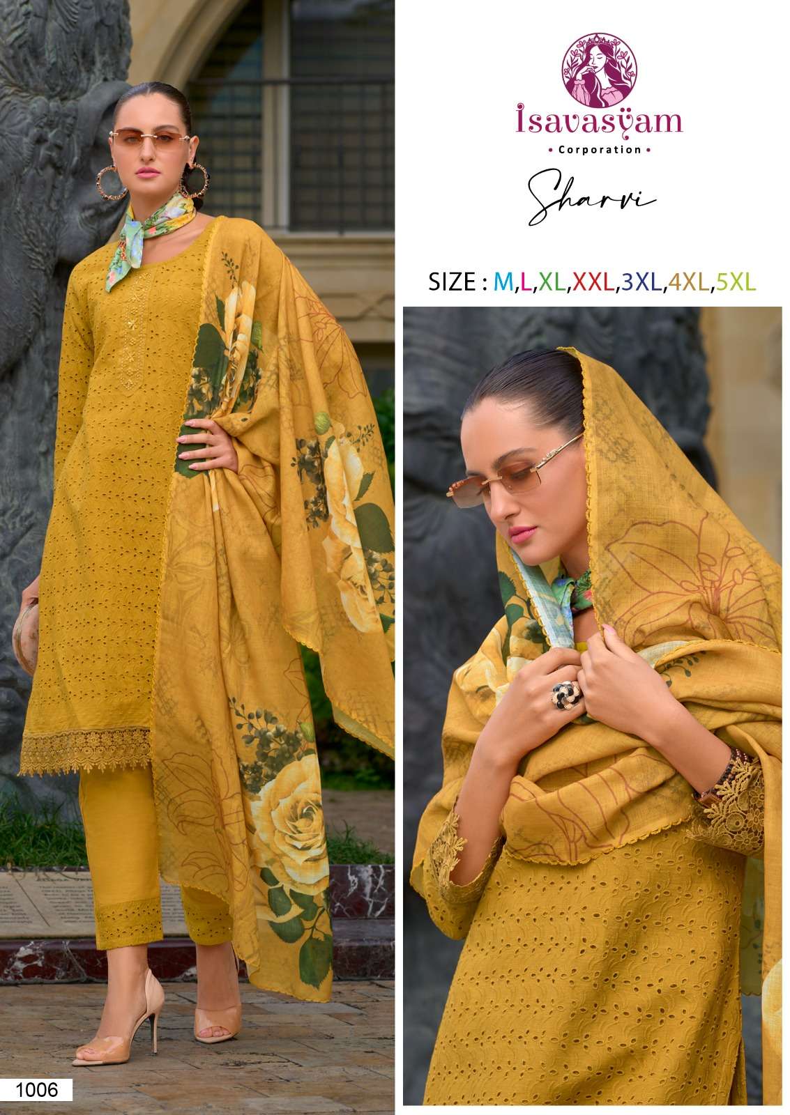 1006 DESIGN NO SHARVI BY ISAVASYAM 