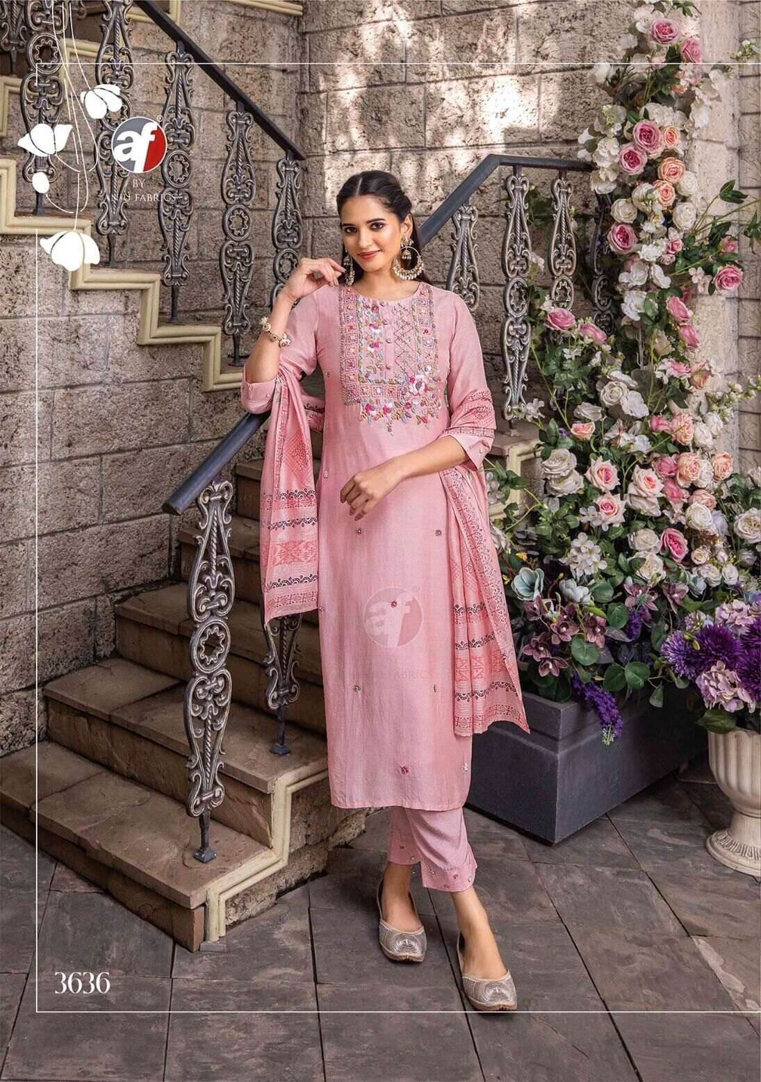3636 DESIGN NO GOLDEN MEADOWS VOL-3 BY ANJU FABRICS 