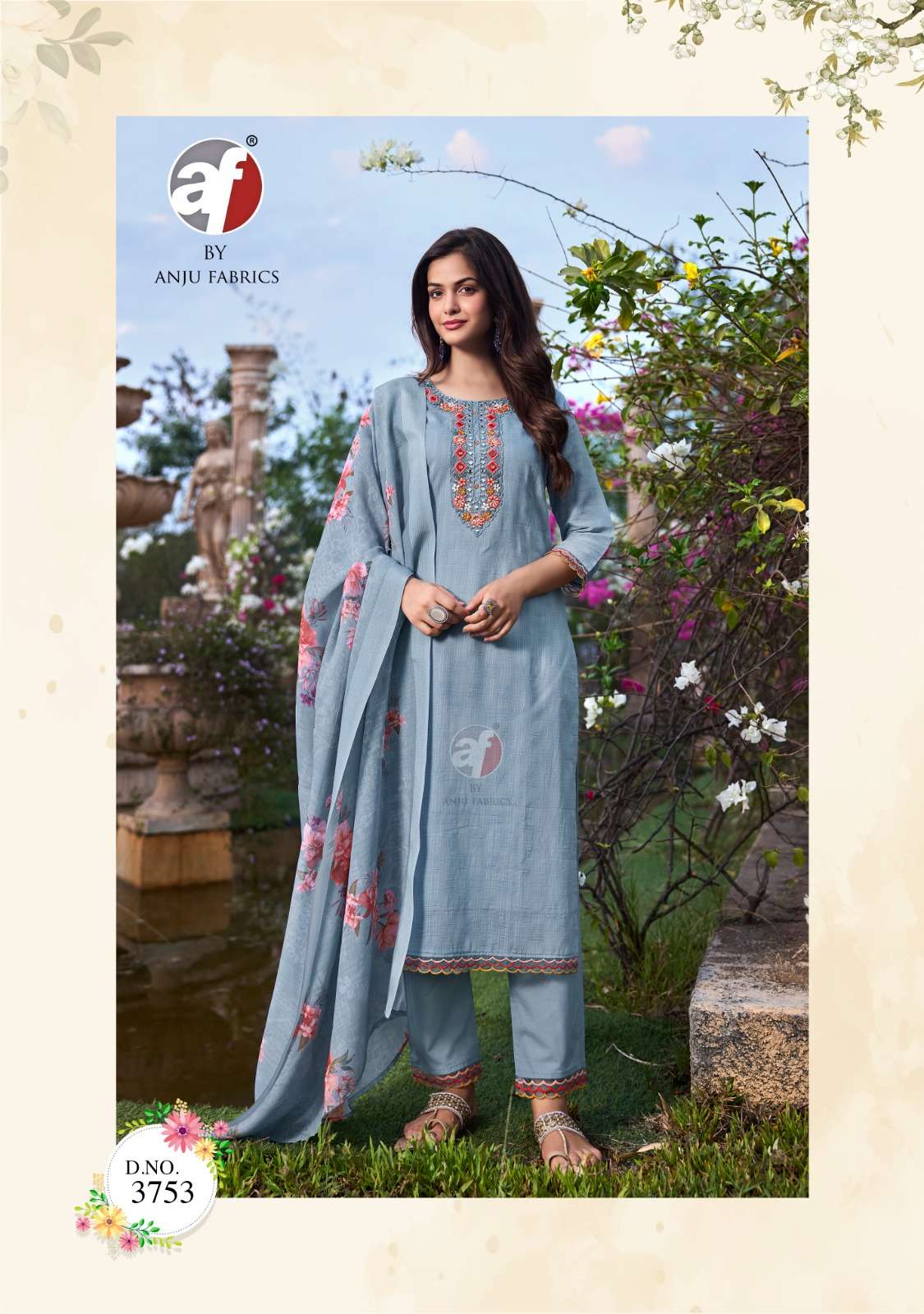 3753 DESIGN PATTERNS VOL-3 BY ANJU FABRICS
