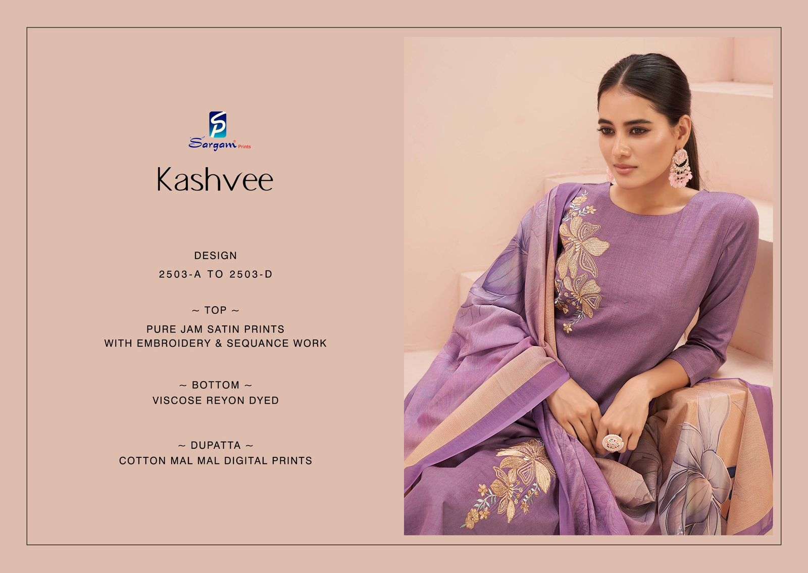 A PREMIUM SUMMER COLLECTION OF SUITS BY SARGAM 