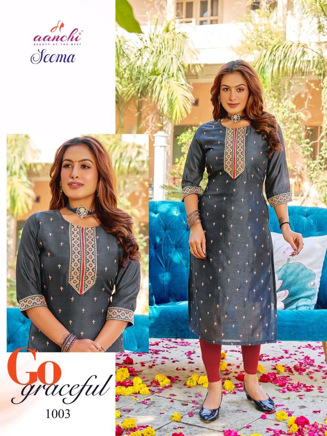AANCHI KURTIS PRESENTS NEW CATALOG SEEMA