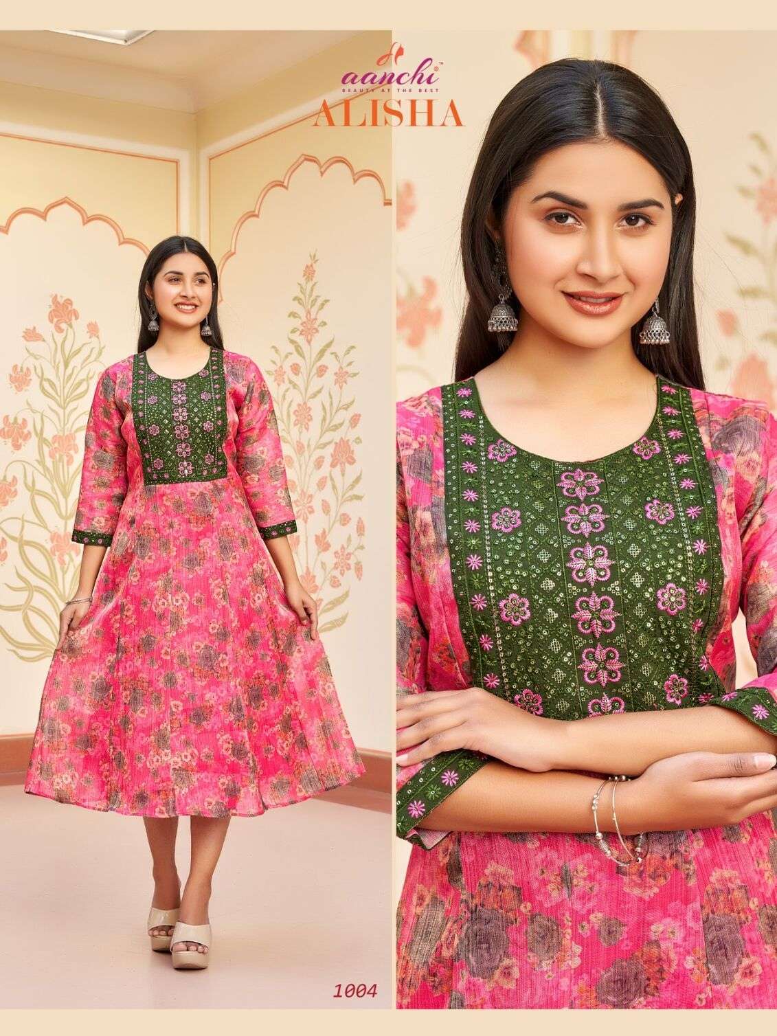 ALISHA SILK LINING BY AANCHI KURTIS