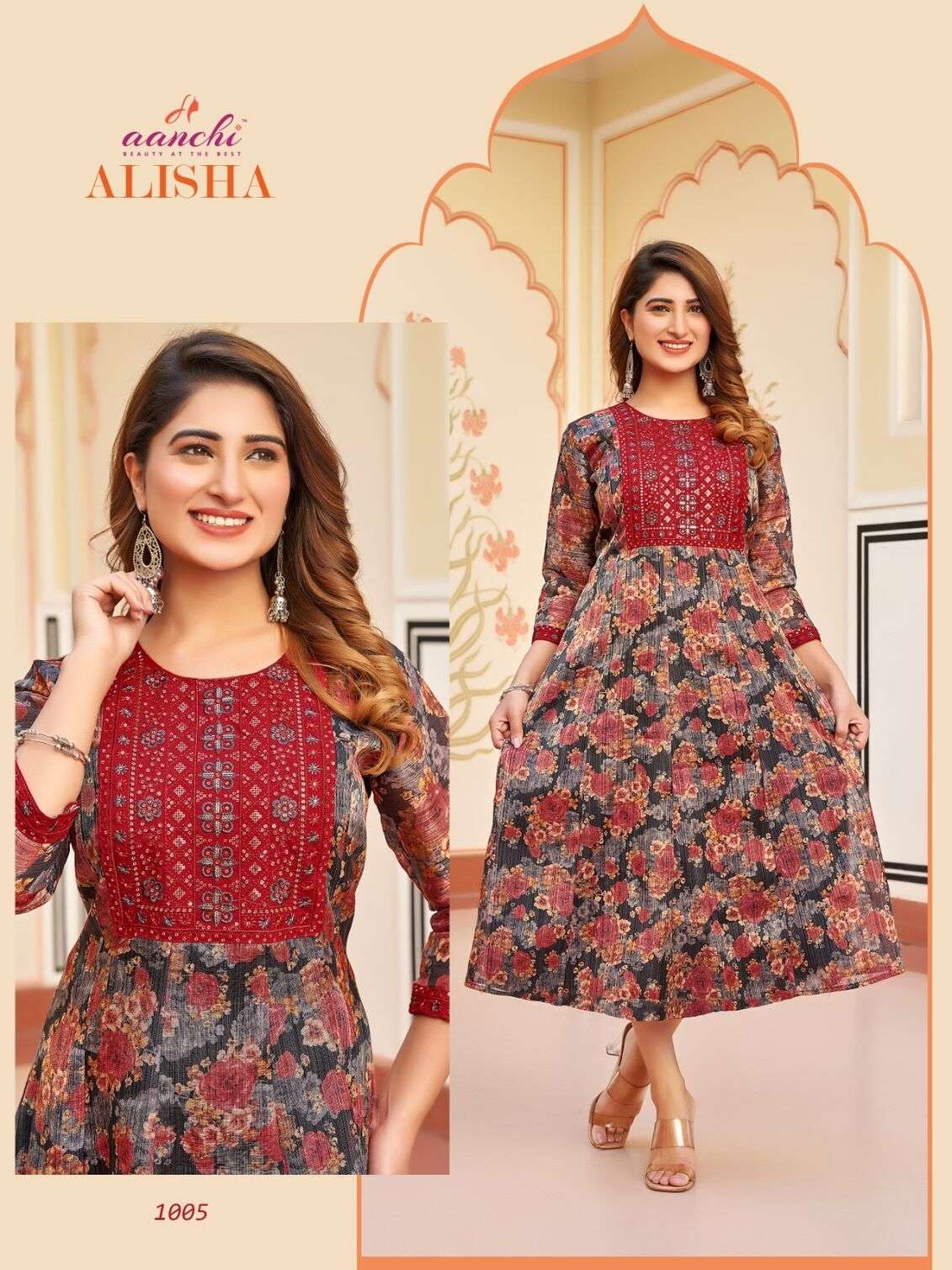 ALISHA SILK LINING BY AANCHI KURTIS