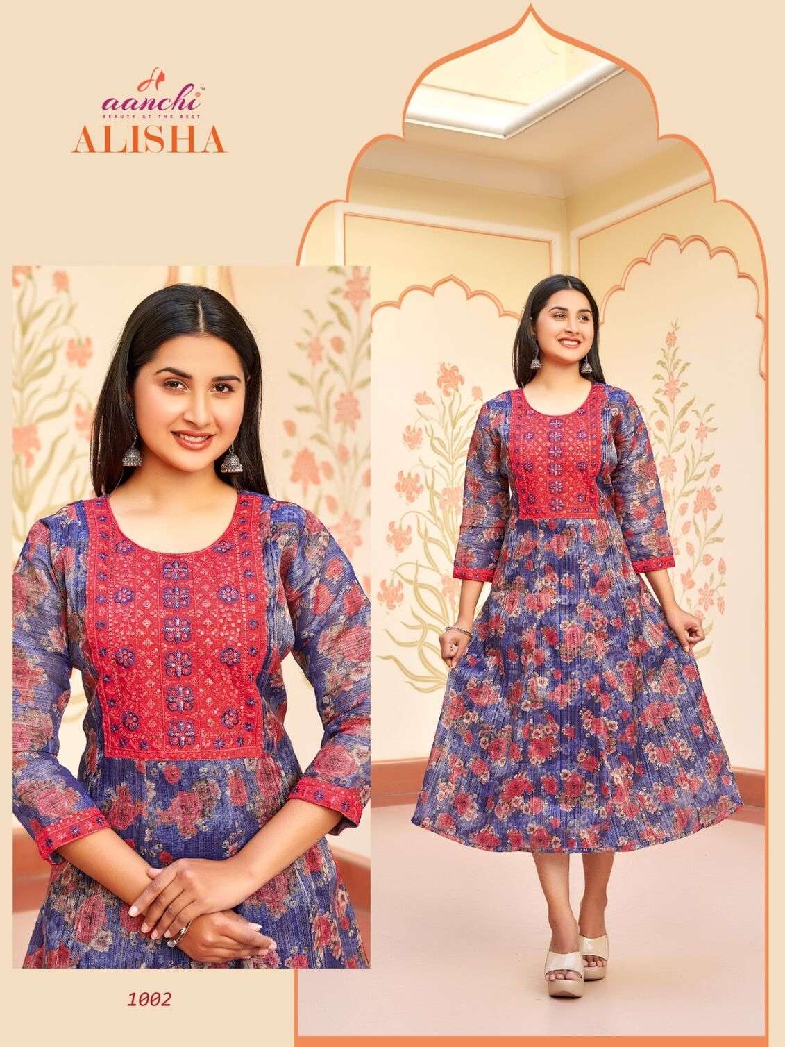 ALISHA SILK LINING BY AANCHI KURTIS