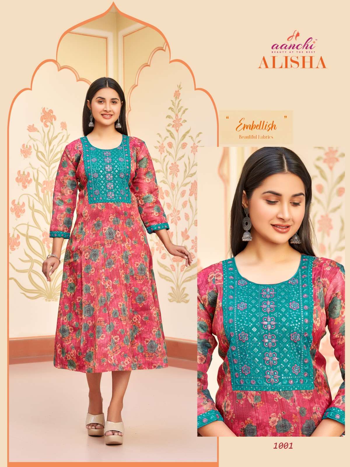 ALISHA SILK LINING BY AANCHI KURTIS