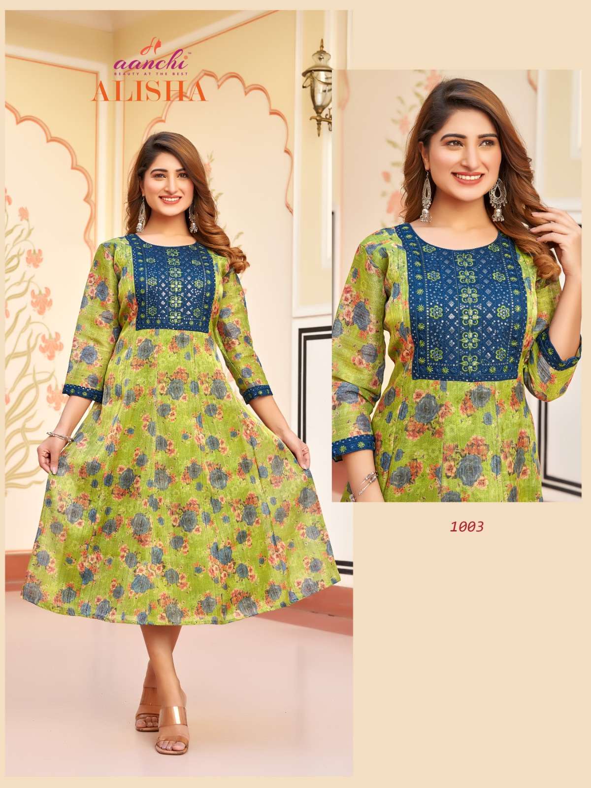 ALISHA SILK LINING BY AANCHI KURTIS