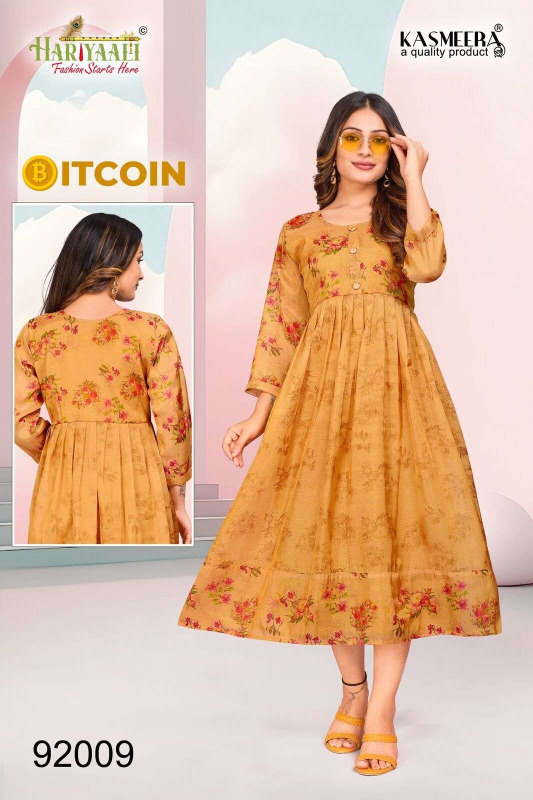 BITCOIN VOL-3 PRINTED GOWN BY HARIYAALI