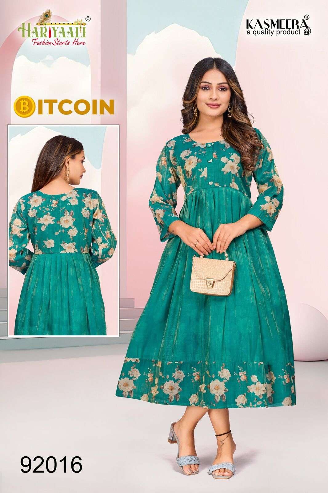 BITCOIN VOL-3 PRINTED GOWN BY HARIYAALI