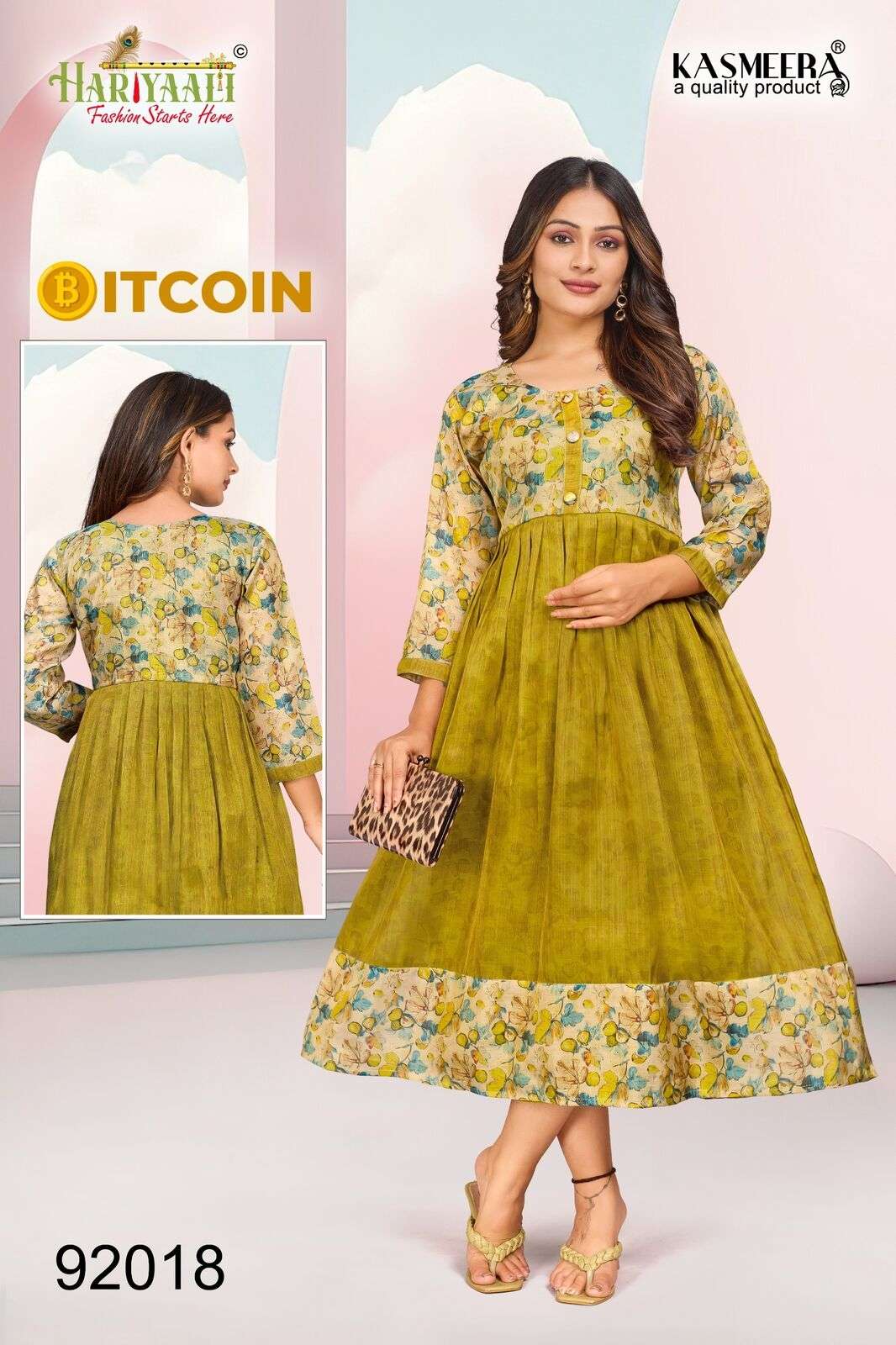 BITCOIN VOL-3 PRINTED GOWN BY HARIYAALI