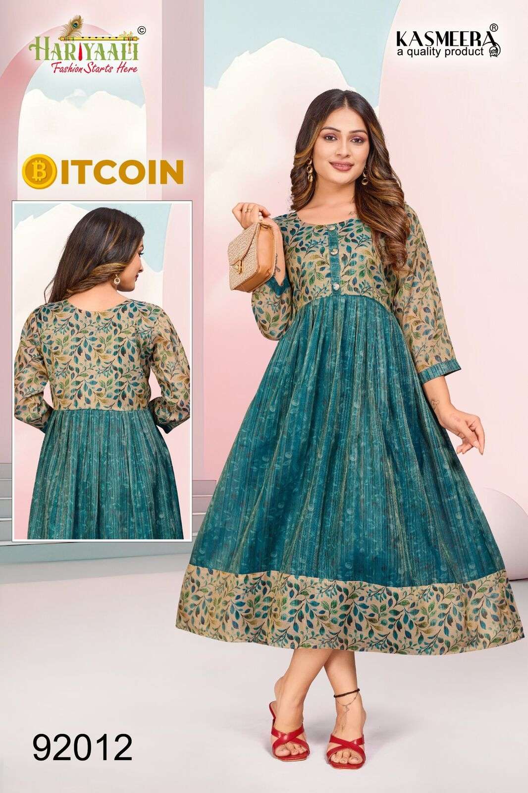 BITCOIN VOL-3 PRINTED GOWN BY HARIYAALI