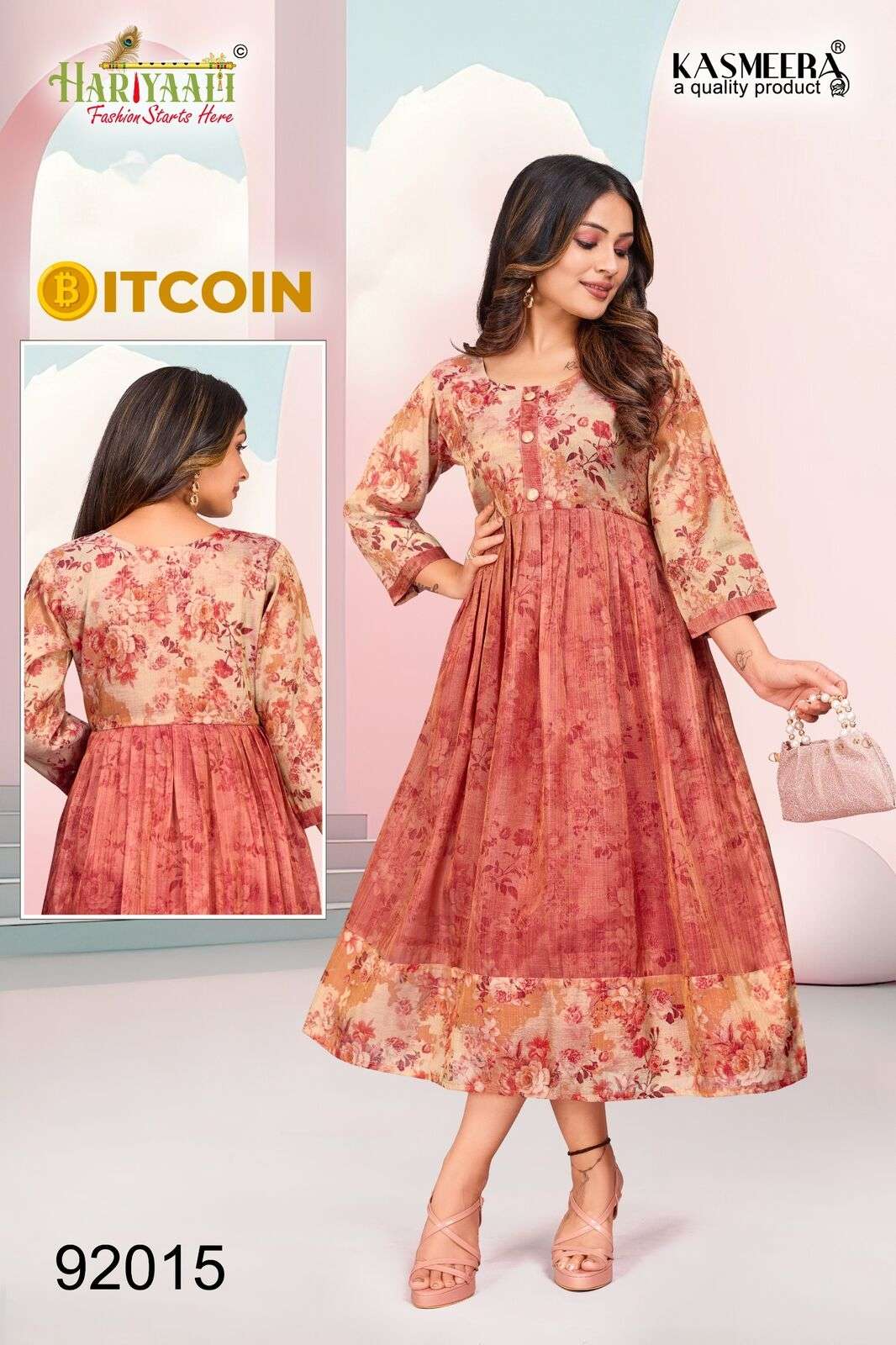 BITCOIN VOL-3 PRINTED GOWN BY HARIYAALI