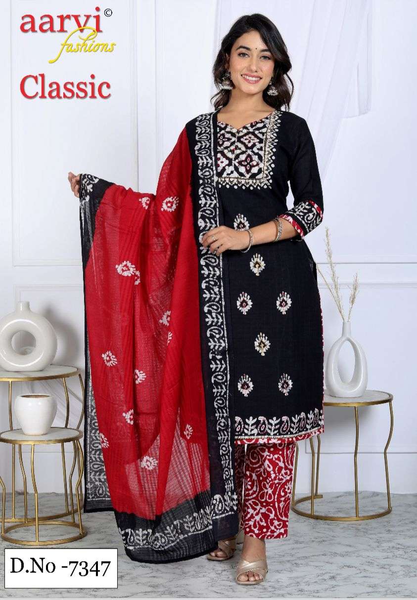 CLASSIC VOL-6 COTTON SALWAR SUIT BY AARVI FASHION 