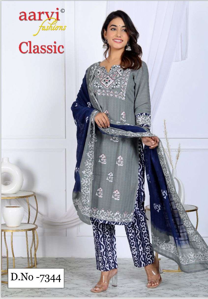 CLASSIC VOL-6 COTTON SALWAR SUIT BY AARVI FASHION 