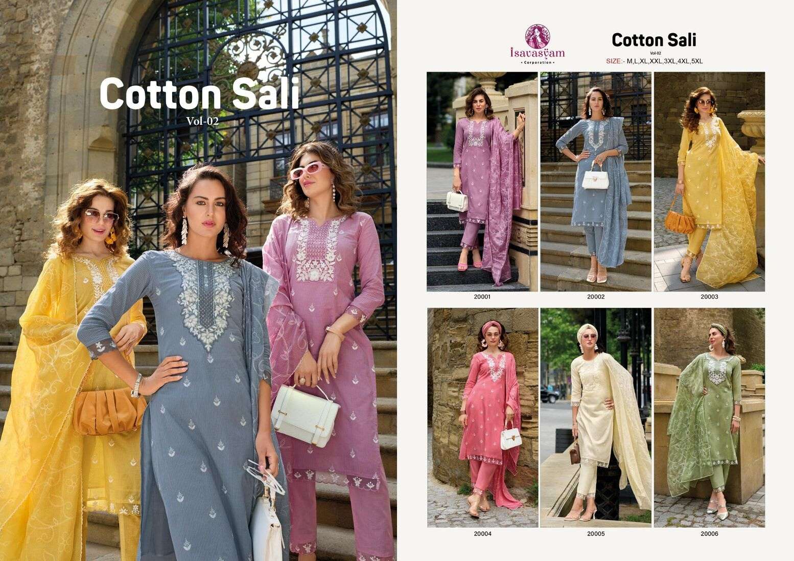 COTTON SALI VOL-2 BY ISAVASYAM 