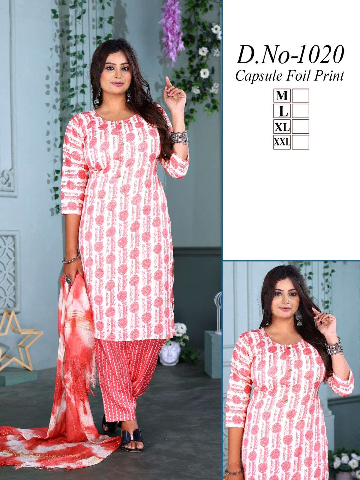 D.NO 1008 TO 1020 THREE PIECE SET BY TEXOFAB