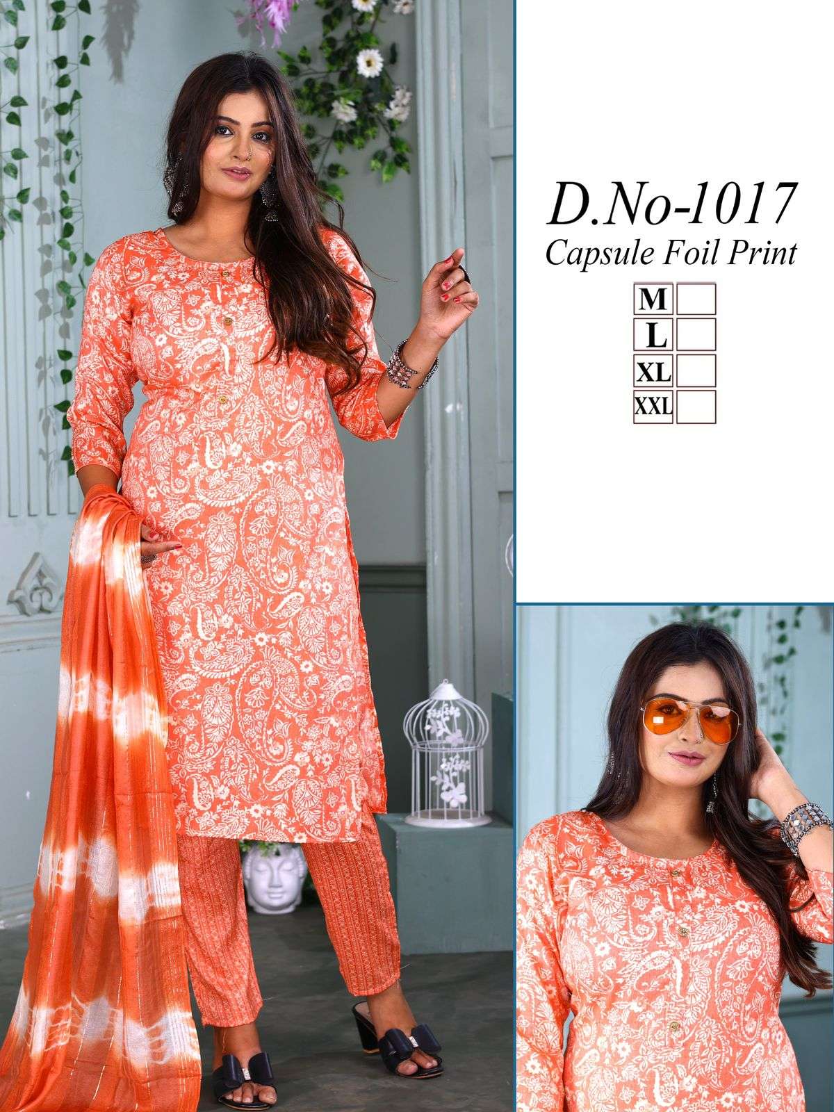 D.NO 1008 TO 1020 THREE PIECE SET BY TEXOFAB