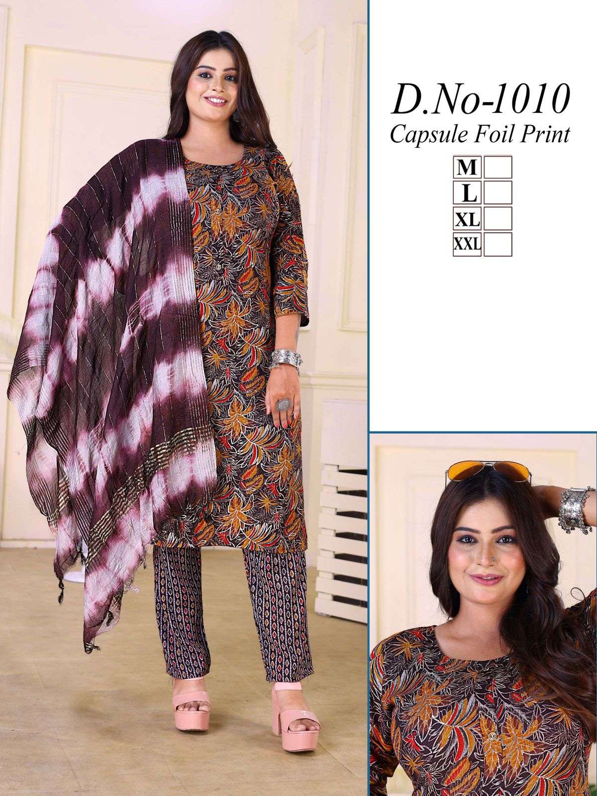 D.NO 1008 TO 1020 THREE PIECE SET BY TEXOFAB
