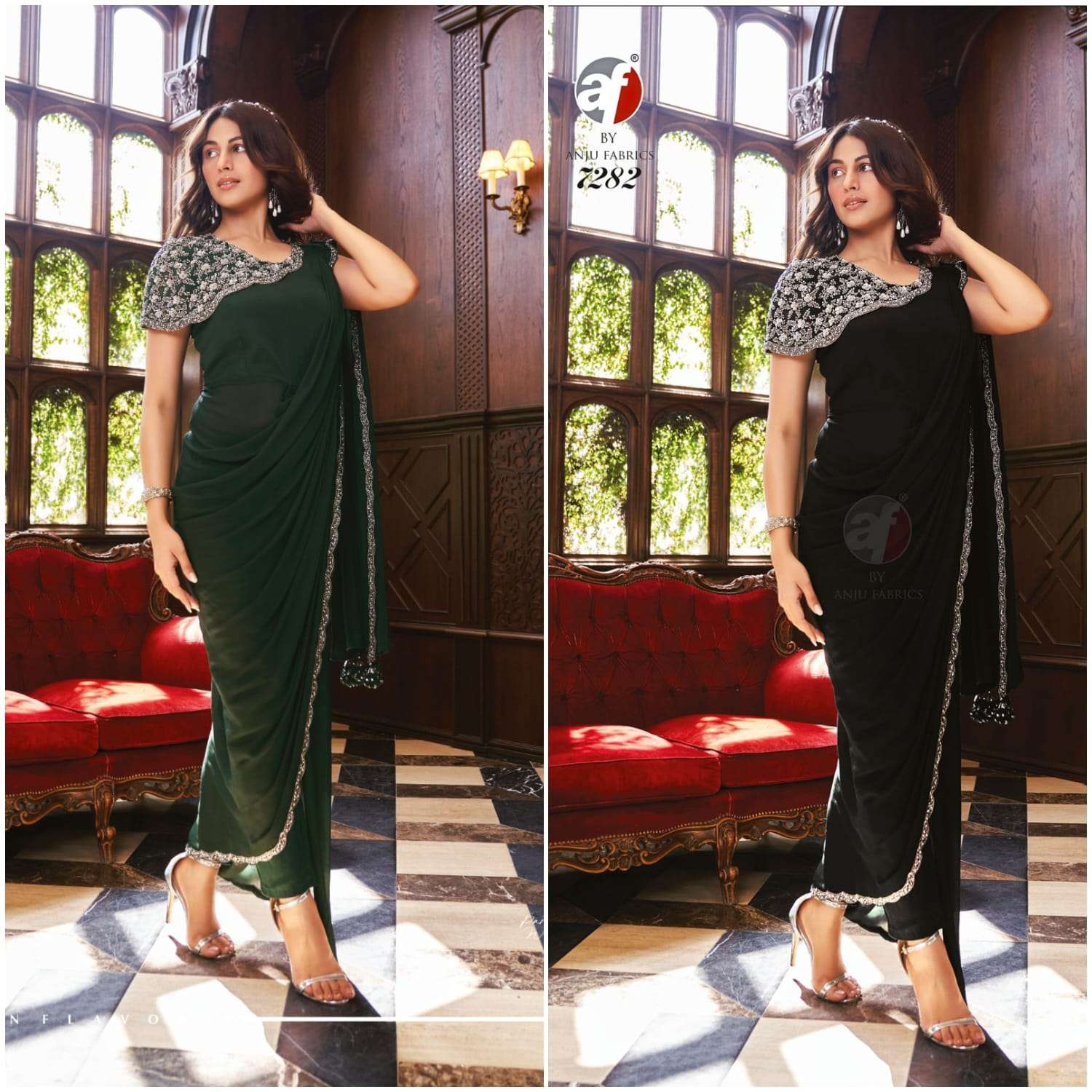 D.NO 7282 BY ANJU FABRICS