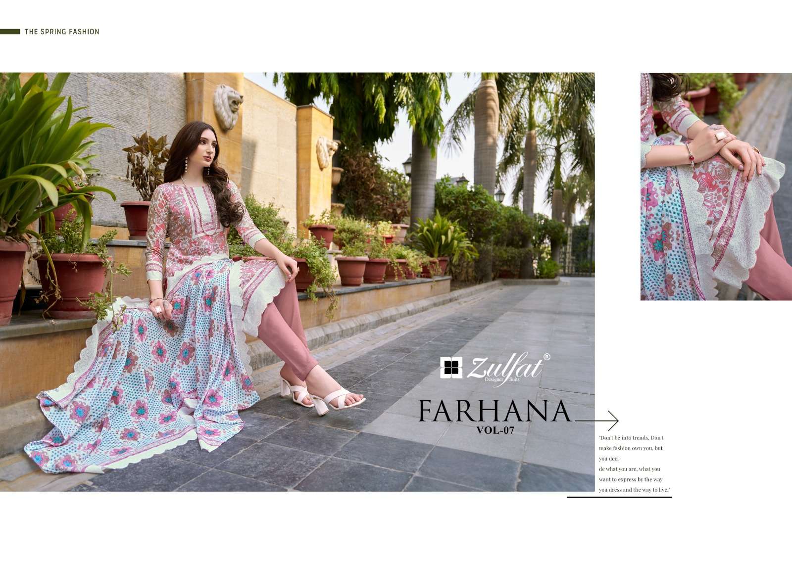 FARHANA VOL-7 PURE COTTON BY ZULFAT