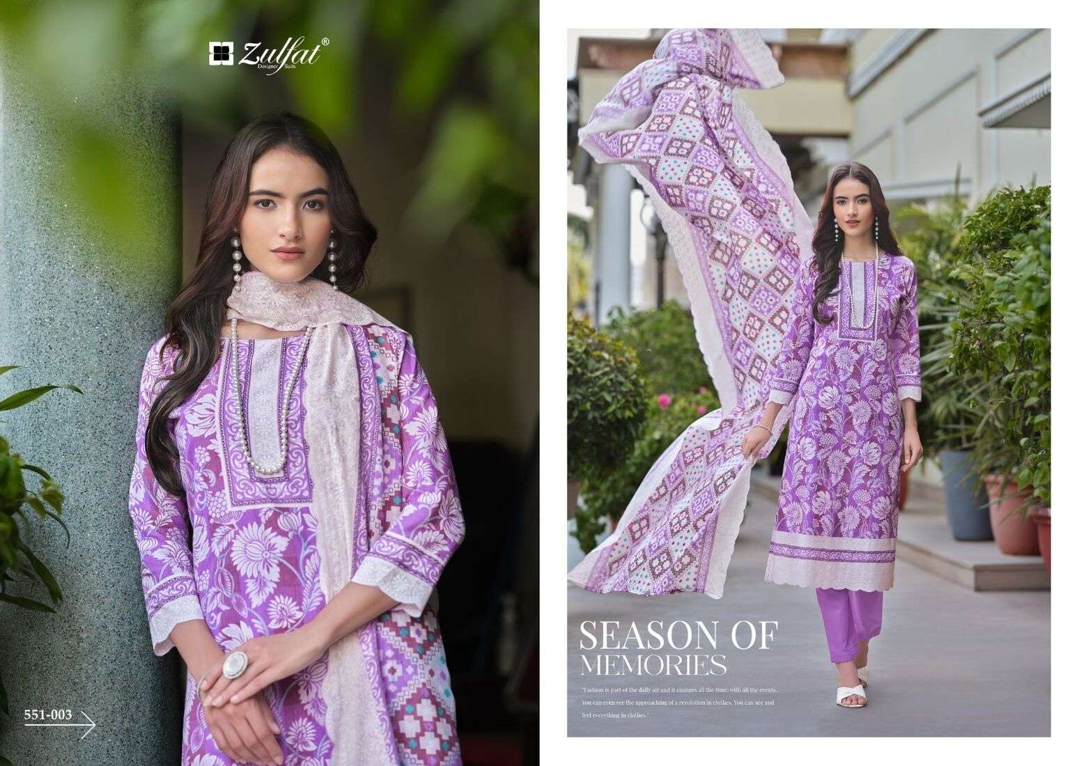 FARHANA VOL-7 PURE COTTON BY ZULFAT