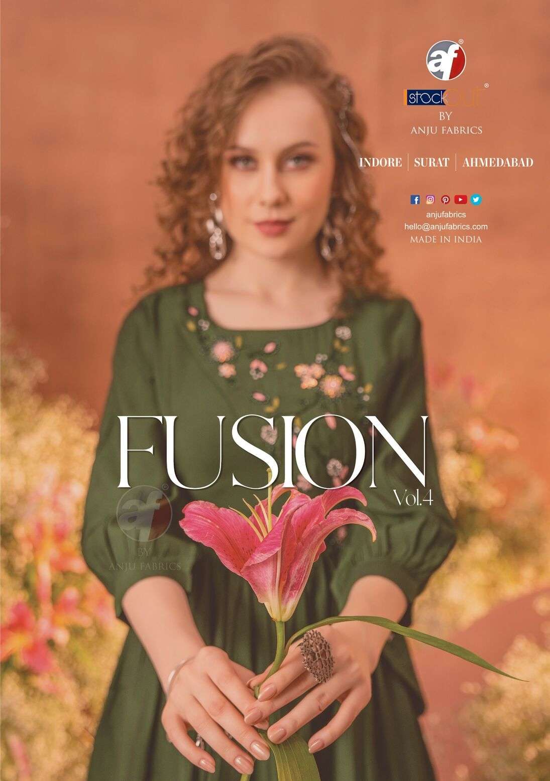 FUSION VOL-4 PRESENTS INDO WESTERN BY ANJU FABRICS