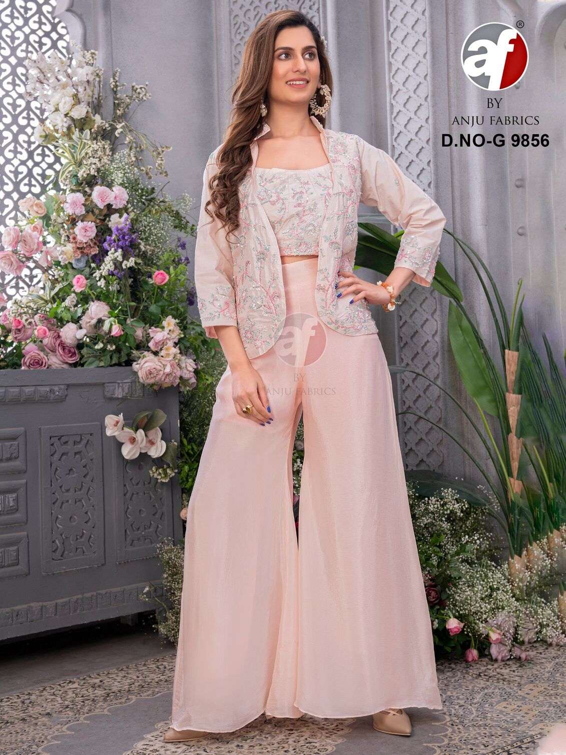 G -9856 DESIGN NO NEW DESIGN COMBO VOL-2 BY ANJU FABRICS 