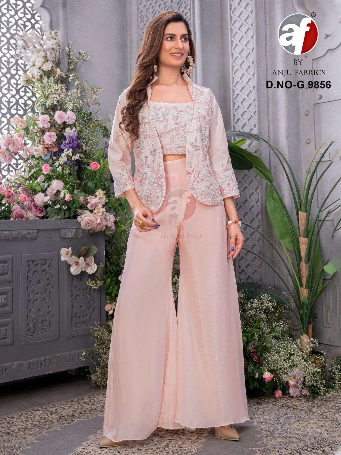 G -9856 DESIGN NO NEW DESIGN COMBO VOL-2 BY ANJU FABRICS 