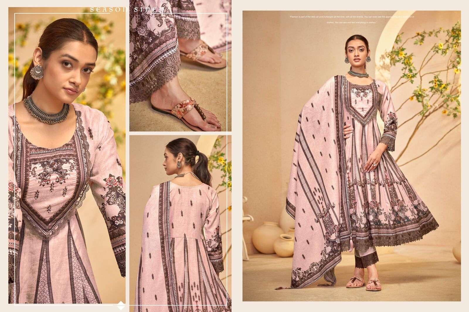 ISAVASYAM PRESENTING NEW CATALOG LUXURY ANARKALI COLLECTION NAFIZA